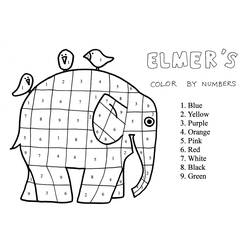 Dibujo para colorear: Colorear por números (Colorear por Números) #125556 - Dibujos para Colorear e Imprimir Gratis