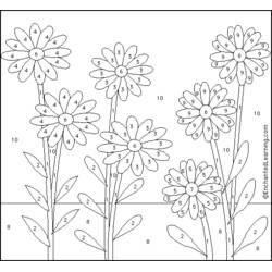 Dibujo para colorear: Colorear por números (Colorear por Números) #125565 - Dibujos para Colorear e Imprimir Gratis