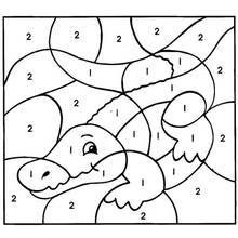 Dibujo para colorear: Colorear por números (Colorear por Números) #125588 - Dibujos para Colorear e Imprimir Gratis