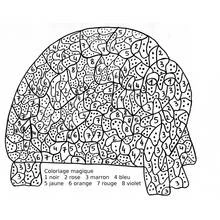 Dibujo para colorear: Colorear por números (Colorear por Números) #125598 - Dibujos para Colorear e Imprimir Gratis