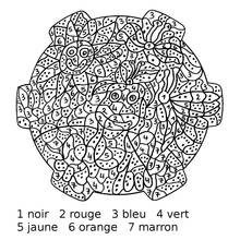 Dibujo para colorear: Colorear por números (Colorear por Números) #125615 - Dibujos para Colorear e Imprimir Gratis