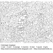 Dibujos para colorear: Colorear por números - Dibujos para Colorear e Imprimir Gratis