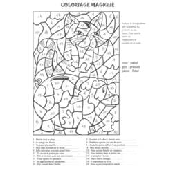 Dibujo para colorear: Coloreo Mágico (Colorear por Números) #126102 - Dibujos para Colorear e Imprimir Gratis