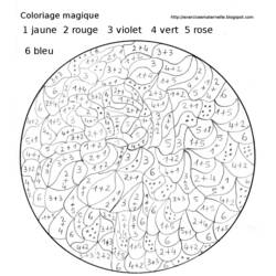 Dibujo para colorear: Coloreo Mágico (Colorear por Números) #126112 - Dibujos para Colorear e Imprimir Gratis