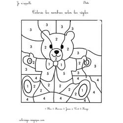 Dibujo para colorear: Coloreo Mágico (Colorear por Números) #126121 - Dibujos para Colorear e Imprimir Gratis