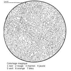 Dibujo para colorear: Coloreo Mágico (Colorear por Números) #126128 - Dibujos para Colorear e Imprimir Gratis