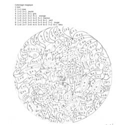 Dibujo Coloreo Mágico (Colorear por Números) #126146 para imprimir y colorear