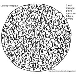 Dibujo para colorear: Coloreo Mágico (Colorear por Números) #126161 - Dibujos para Colorear e Imprimir Gratis