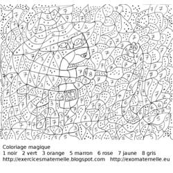 Dibujo para colorear: Coloreo Mágico (Colorear por Números) #126168 - Dibujos para Colorear e Imprimir Gratis