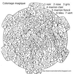Dibujo para colorear: Coloreo Mágico (Colorear por Números) #126188 - Dibujos para Colorear e Imprimir Gratis
