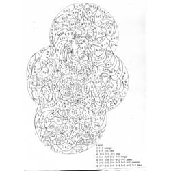 Dibujo para colorear: Coloreo Mágico (Colorear por Números) #126217 - Dibujos para Colorear e Imprimir Gratis