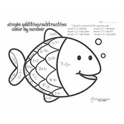 Dibujo para colorear: Coloreo Mágico (Colorear por Números) #126229 - Dibujos para Colorear e Imprimir Gratis