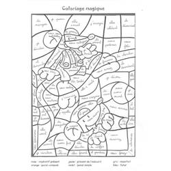 Dibujo Coloreo Mágico (Colorear por Números) #126231 para imprimir y colorear