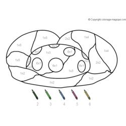 Dibujo Coloreo Mágico (Colorear por Números) #126254 para imprimir y colorear