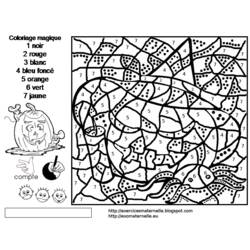 Dibujo para colorear: Coloreo Mágico (Colorear por Números) #126261 - Dibujos para Colorear e Imprimir Gratis