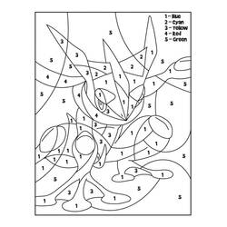 Dibujo Coloreo Mágico (Colorear por Números) #178205 para imprimir y colorear