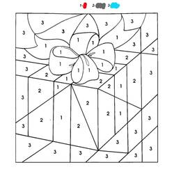 Dibujo para colorear: Coloreo Mágico de Navidad (Colorear por Números) #200728 - Dibujos para Colorear e Imprimir Gratis