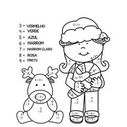 Dibujo para colorear: Coloreo Mágico de Navidad (Colorear por Números) #200737 - Dibujos para Colorear e Imprimir Gratis