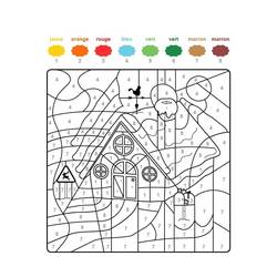 Dibujo para colorear: Coloreo Mágico de Navidad (Colorear por Números) #200746 - Dibujos para Colorear e Imprimir Gratis
