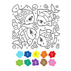 Dibujo para colorear: Coloreo Mágico Grado 1 (Colorear por Números) #178224 - Dibujos para Colorear e Imprimir Gratis