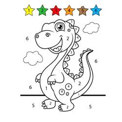 Dibujo para colorear: Coloreo Mágico Grado 1 (Colorear por Números) #178226 - Dibujos para Colorear e Imprimir Gratis
