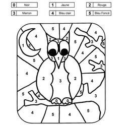 Dibujo para colorear: Coloreo Mágico Grado 1 (Colorear por Números) #178235 - Dibujos para Colorear e Imprimir Gratis