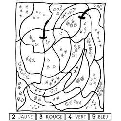 Dibujo para colorear: Coloreo Mágico Grado 1 (Colorear por Números) #178287 - Dibujos para Colorear e Imprimir Gratis