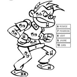 Dibujo para colorear: Coloreo Mágico Grado 1 (Colorear por Números) #178288 - Dibujos para Colorear e Imprimir Gratis