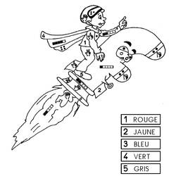 Dibujo para colorear: Coloreo Mágico Grado 1 (Colorear por Números) #178289 - Dibujos para Colorear e Imprimir Gratis