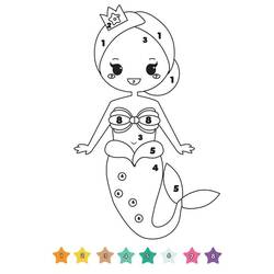 Dibujo para colorear: Coloreo Mágico Grado 2 (Colorear por Números) #178332 - Dibujos para Colorear e Imprimir Gratis