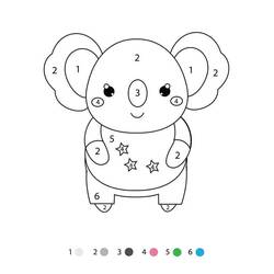 Dibujo para colorear: Coloreo Mágico Grado 2 (Colorear por Números) #178336 - Dibujos para Colorear e Imprimir Gratis