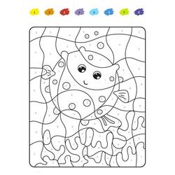 Dibujo para colorear: Coloreo Mágico Grado 2 (Colorear por Números) #178347 - Dibujos para Colorear e Imprimir Gratis