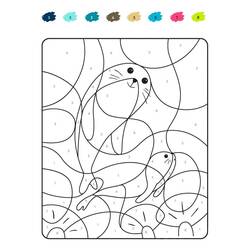 Dibujo para colorear: Coloreo Mágico Grado 2 (Colorear por Números) #178348 - Dibujos para Colorear e Imprimir Gratis