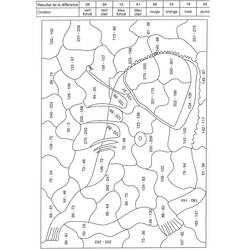 Dibujo para colorear: Coloreo Mágico Grado 2 (Colorear por Números) #178351 - Dibujos para Colorear e Imprimir Gratis