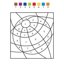 Dibujo para colorear: Coloreo Mágico Grado 2 (Colorear por Números) #178352 - Dibujos para Colorear e Imprimir Gratis
