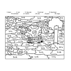 Dibujo para colorear: Coloreo Mágico Grado 2 (Colorear por Números) #178359 - Dibujos para Colorear e Imprimir Gratis