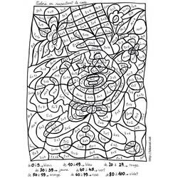 Dibujo para colorear: Coloreo Mágico Grado 4 (Colorear por Números) #178384 - Dibujos para Colorear e Imprimir Gratis