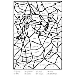 Dibujo para colorear: Coloreo Mágico Grado 4 (Colorear por Números) #178385 - Dibujos para Colorear e Imprimir Gratis