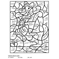 Dibujo para colorear: Coloreo Mágico Grado 4 (Colorear por Números) #178389 - Dibujos para Colorear e Imprimir Gratis