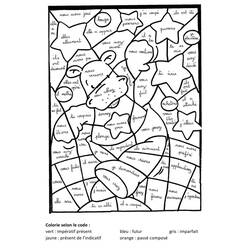 Dibujo para colorear: Coloreo Mágico Grado 4 (Colorear por Números) #178391 - Dibujos para Colorear e Imprimir Gratis