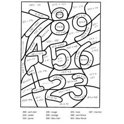 Dibujo para colorear: Coloreo Mágico Grado 4 (Colorear por Números) #178394 - Dibujos para Colorear e Imprimir Gratis