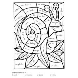 Dibujo para colorear: Coloreo Mágico Grado 4 (Colorear por Números) #178396 - Dibujos para Colorear e Imprimir Gratis