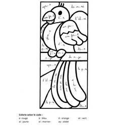 Dibujo para colorear: Coloreo Mágico Grado 4 (Colorear por Números) #178397 - Dibujos para Colorear e Imprimir Gratis