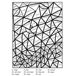 Dibujo para colorear: Coloreo Mágico Grado 4 (Colorear por Números) #178399 - Dibujos para Colorear e Imprimir Gratis