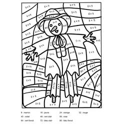 Dibujo para colorear: Coloreo Mágico Grado 4 (Colorear por Números) #178402 - Dibujos para Colorear e Imprimir Gratis