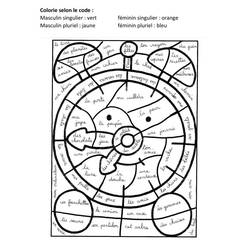 Dibujo para colorear: Coloreo Mágico Grado 4 (Colorear por Números) #178407 - Dibujos para Colorear e Imprimir Gratis