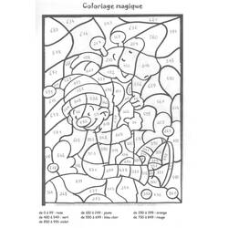 Dibujo para colorear: Coloreo Mágico Grado 5 (Colorear por Números) #193220 - Dibujos para Colorear e Imprimir Gratis