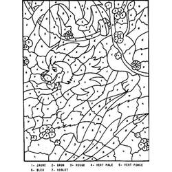 Dibujo para colorear: Coloreo Mágico Grado 5 (Colorear por Números) #193221 - Dibujos para Colorear e Imprimir Gratis