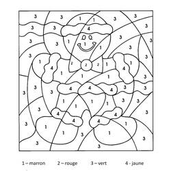 Dibujo para colorear: Coloreo Mágico Grado 5 (Colorear por Números) #193223 - Dibujos para Colorear e Imprimir Gratis