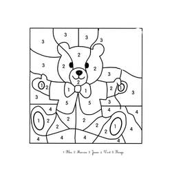 Dibujo para colorear: Coloreo Mágico Grado 5 (Colorear por Números) #193224 - Dibujos para Colorear e Imprimir Gratis